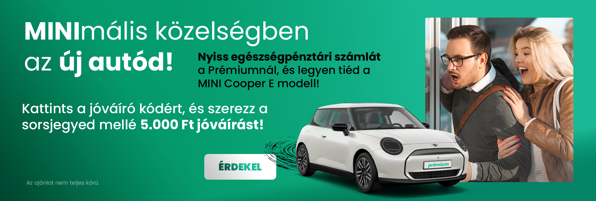 Fiat 500 fődíj nyertese 