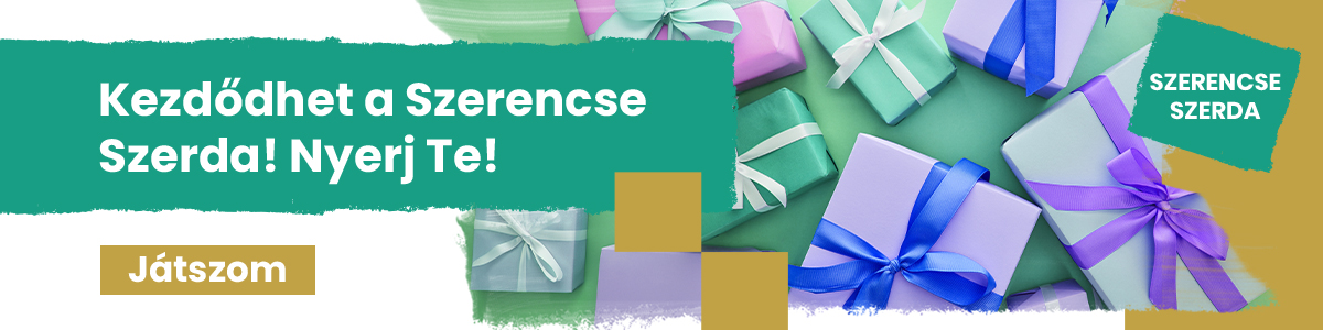 Szerencse Szerda idén utoljára! Játssz Te is!